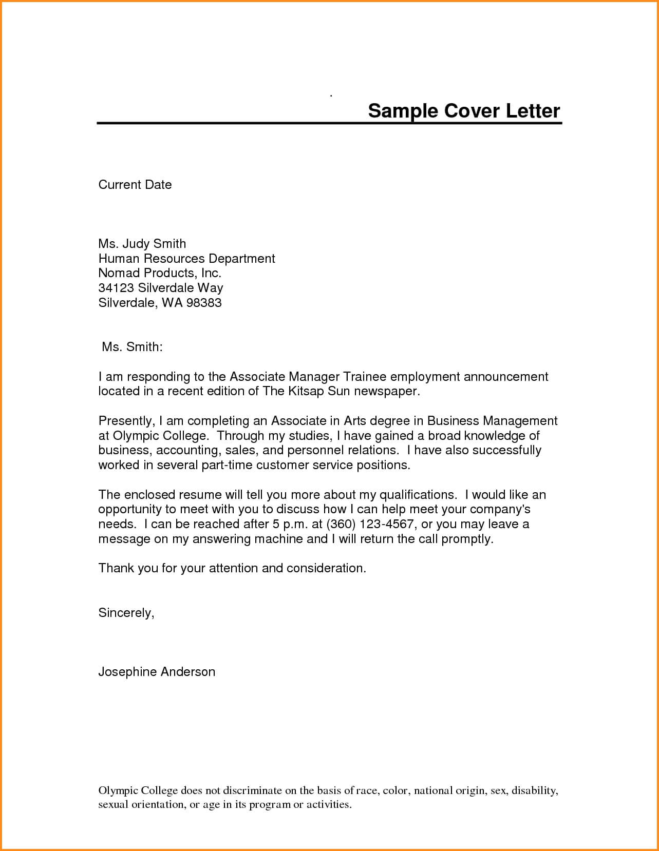 Template For Letter Of Interest