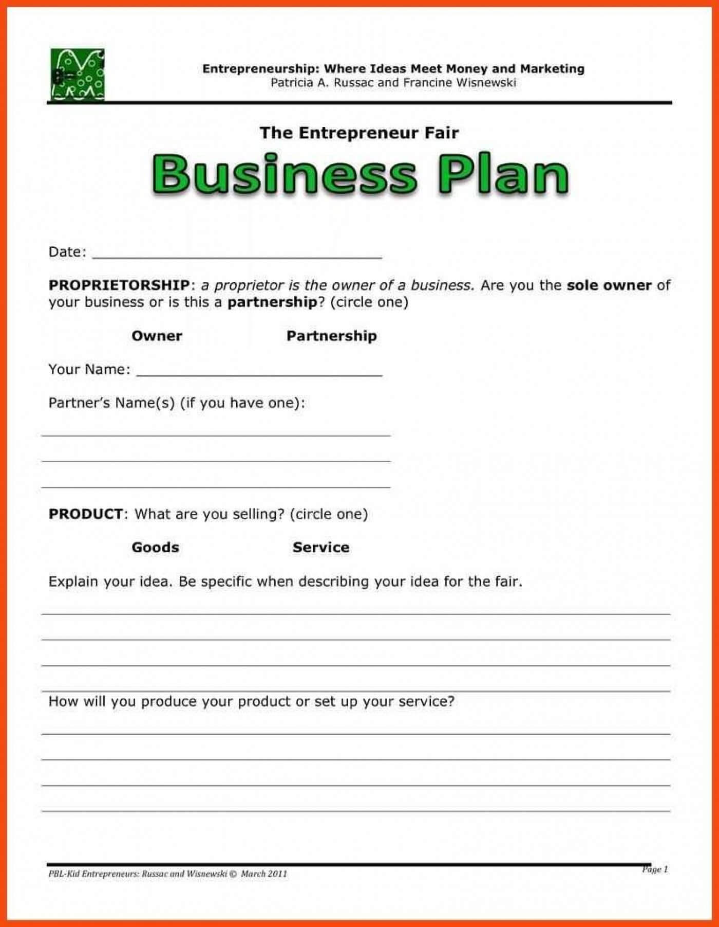 022 Business Plan Template Free Word Download Pertaining To Business Plan Template Free Word Document