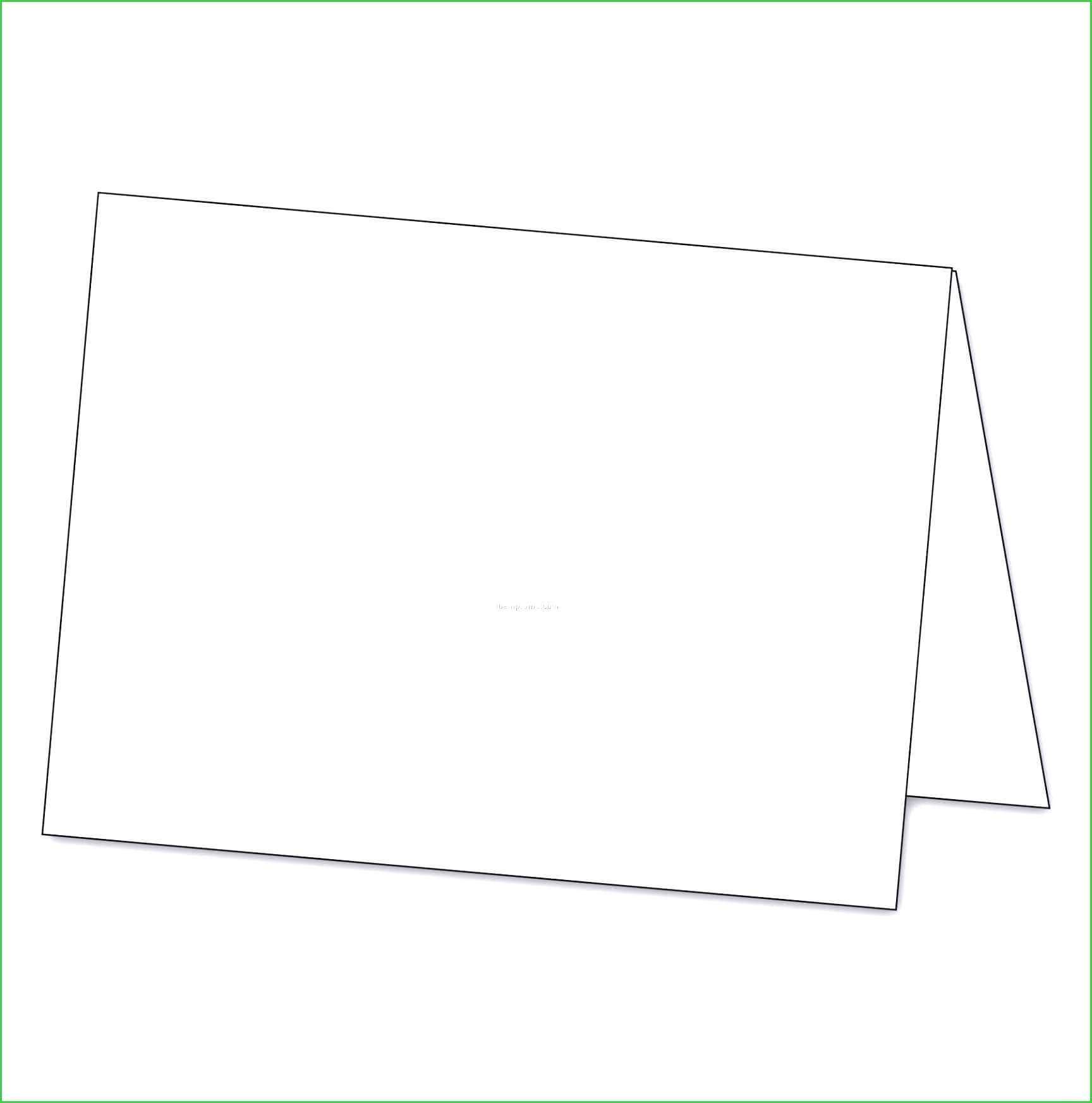 Tent Card Template Word