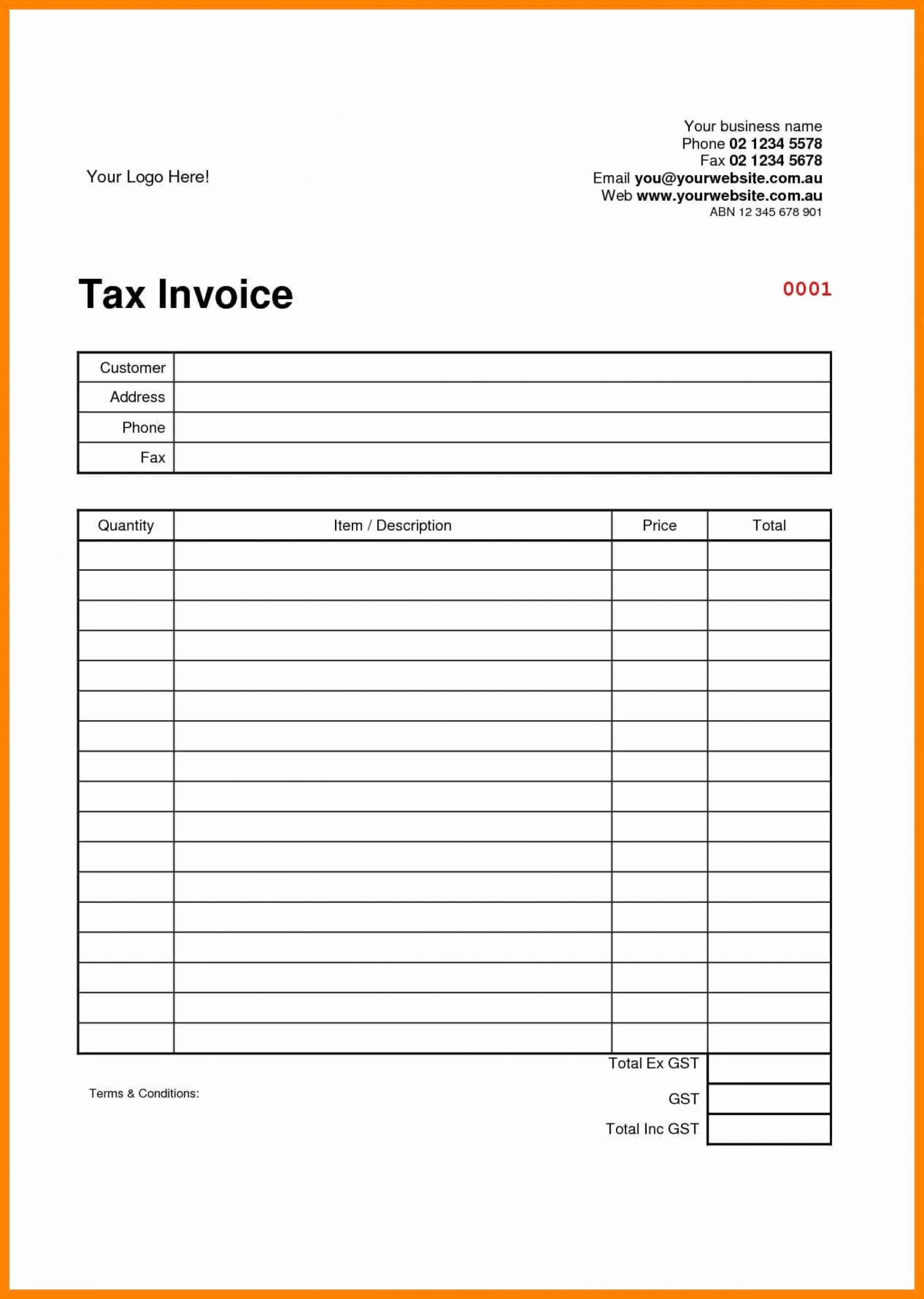 023 Free Invoice Template Excel New Basic India Simple With Regard To Free Invoice Template Word Mac