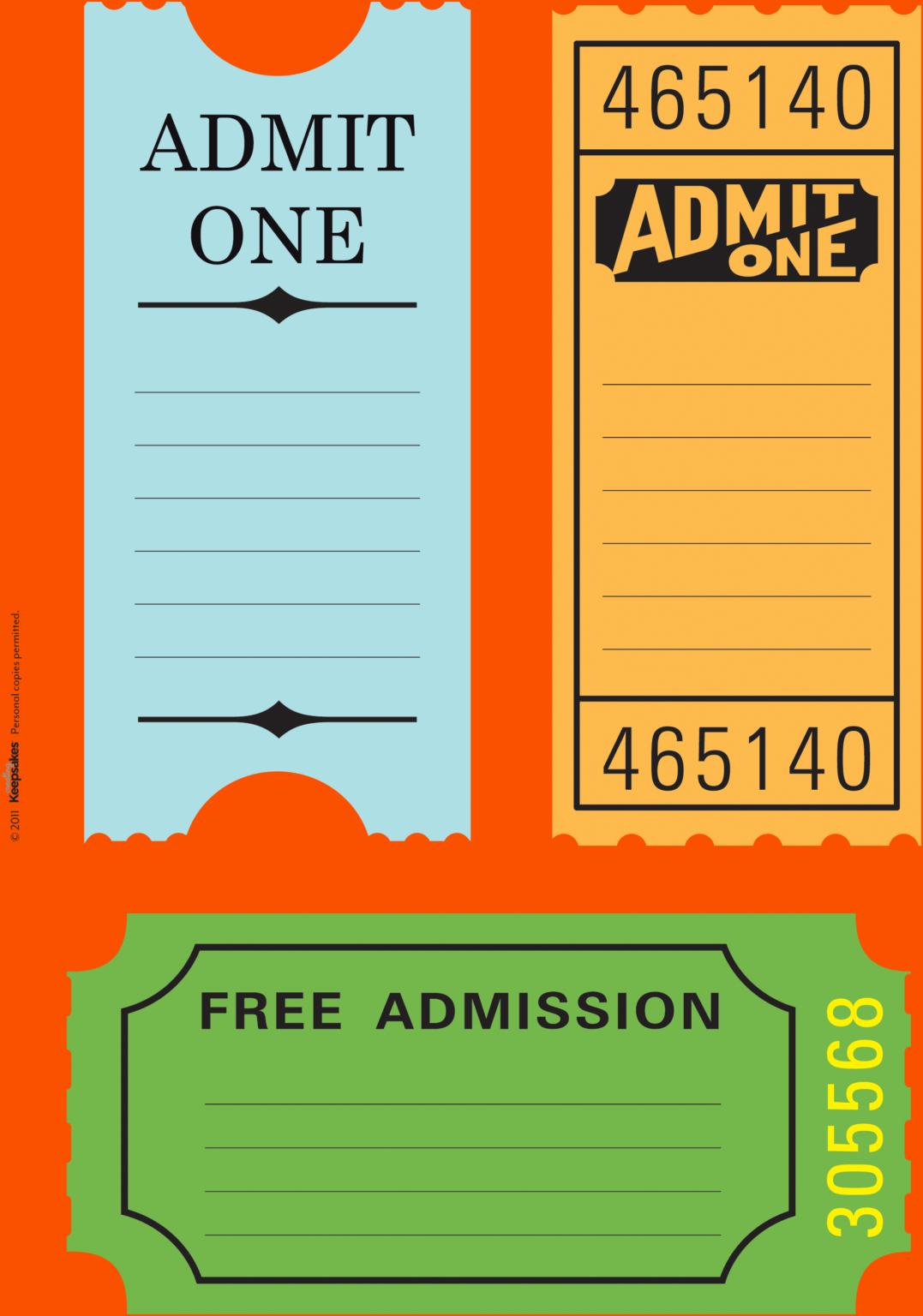 023 Free Printable Ticket Templates Travel Tickets Intended For Blank 