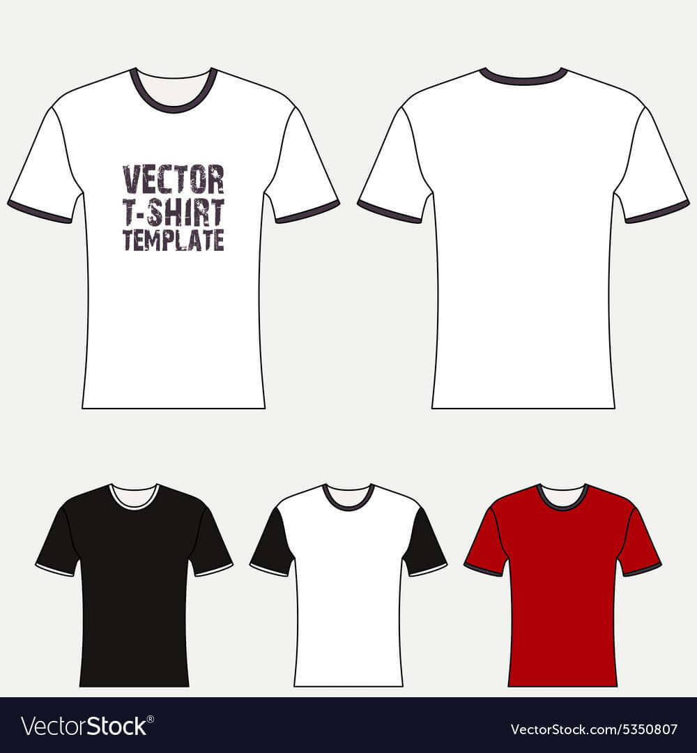 023 T Shirt Design Templates Template Ideas Blank Vector for Blank T ...