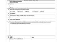 024 Incident Investigation01 Template Ideas Hospital Report intended for Incident Report Form Template Qld