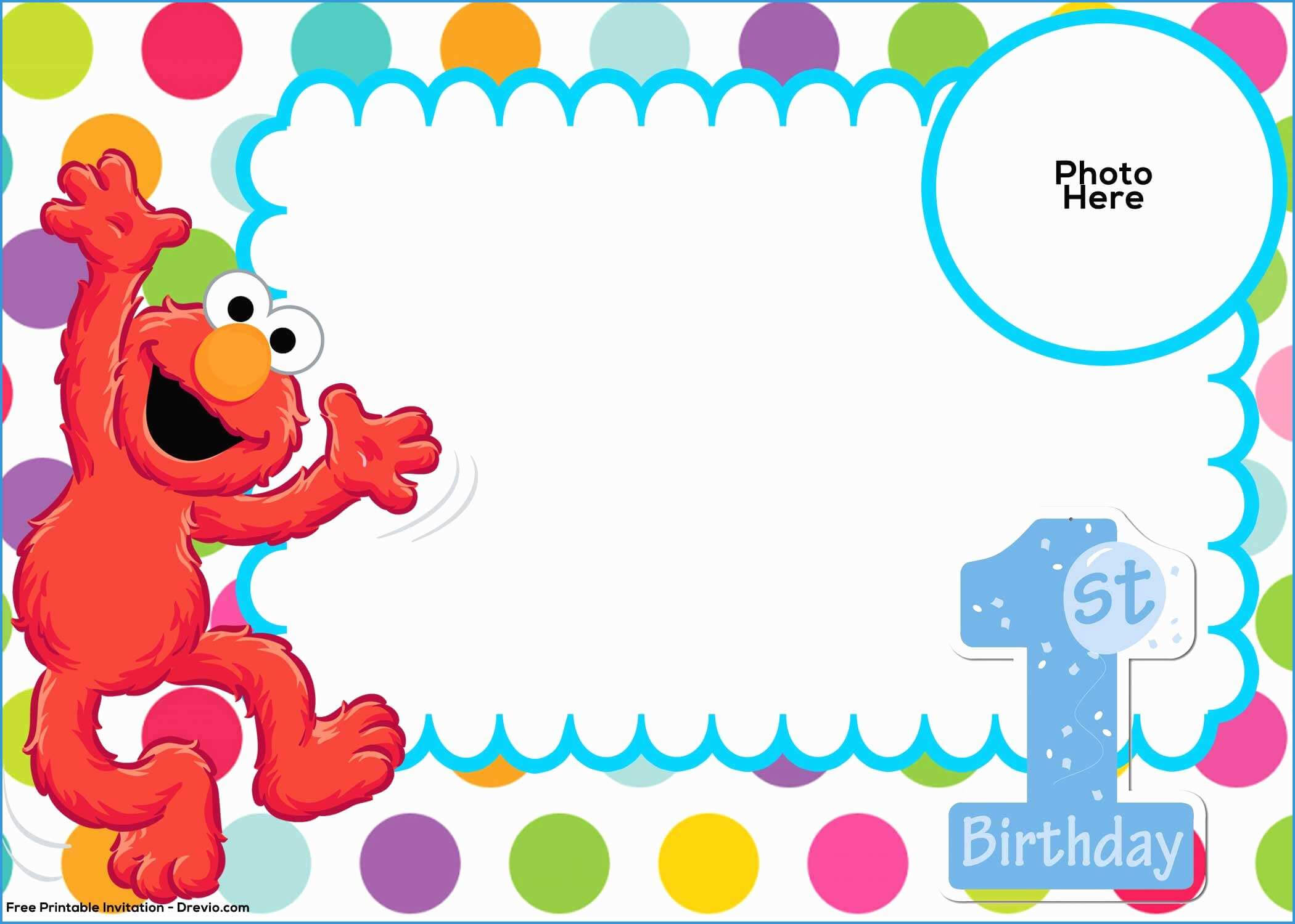 024 Template Ideas Birthday Invitation Templates Free For Sesame Street Banner Template