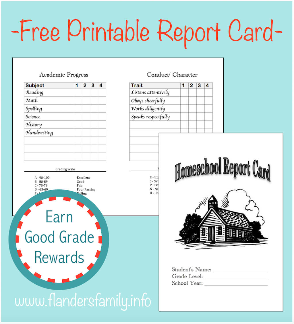 025 Template Ideas Homeschool Reports Free Surprising Report With Regard To Character Report Card Template