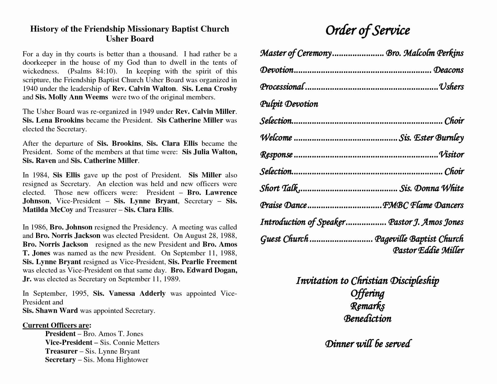 028 Free Printable Church Program Templates Of Best S Throughout Church Program Templates Word