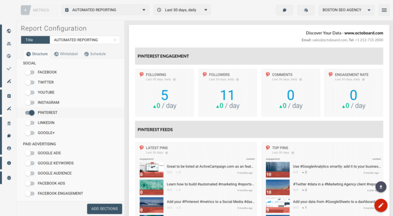 Free Social Media Report Template