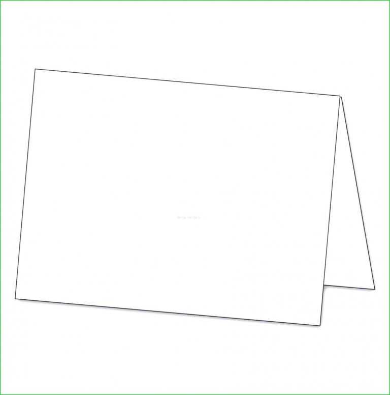 8 5X11 Table Tent Template