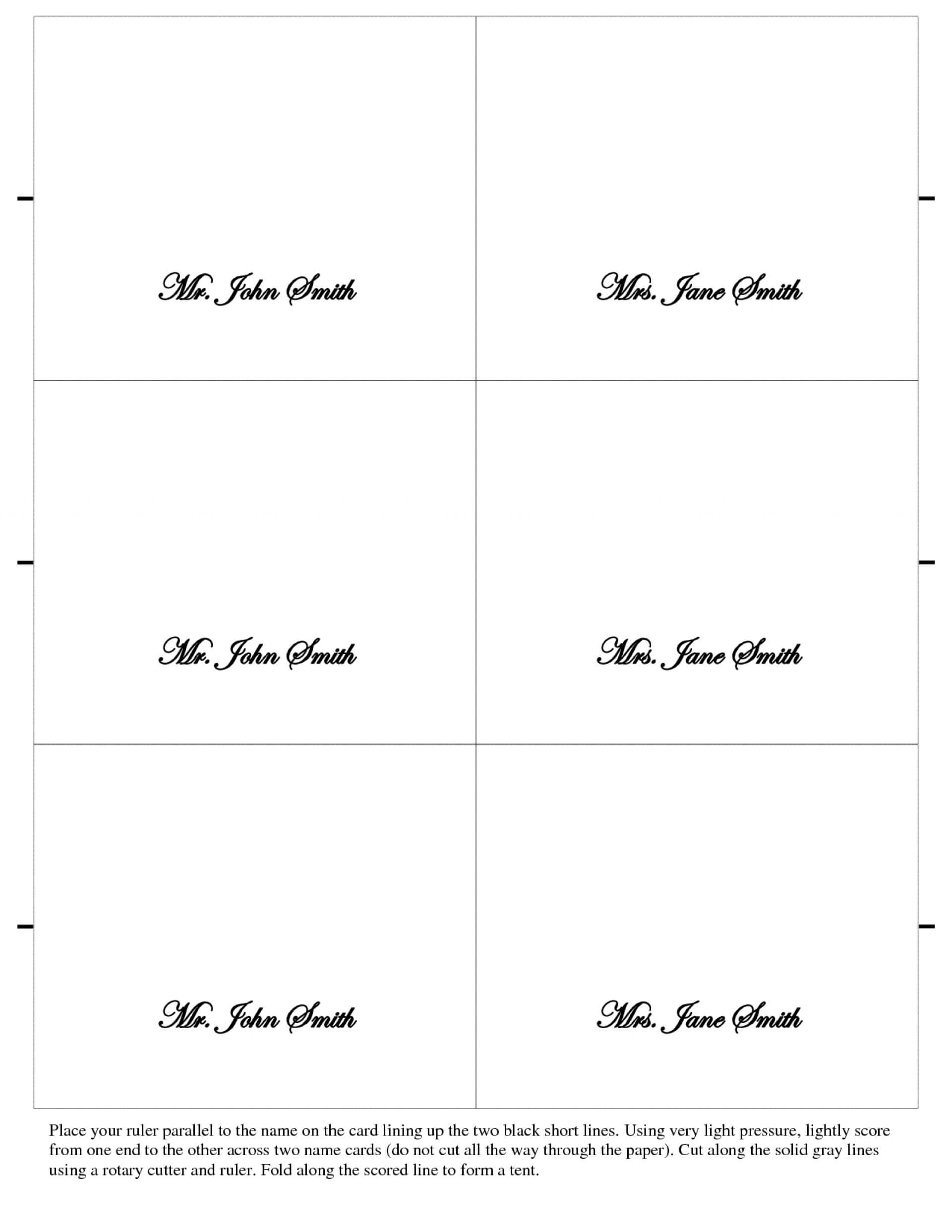 031 Template Ideas Table Tent Place Card Best Free Download With Regard To Tent Name Card Template Word