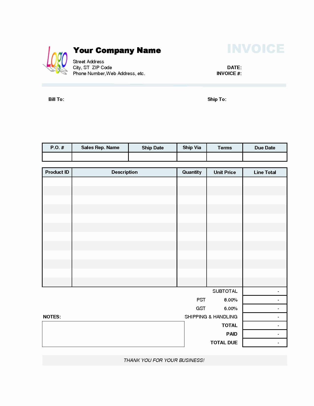 032 Simple Invoice Template Word Fresh Excel Of In With Regard To Invoice Template Word 2010