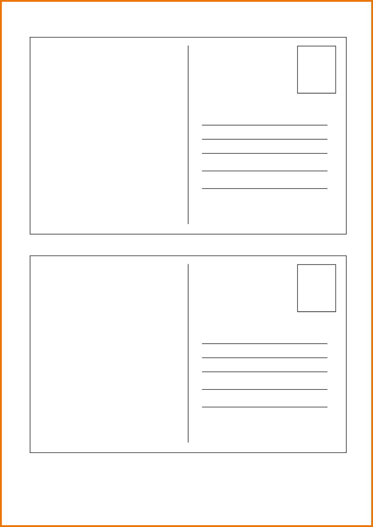 036 Template Ideas Blank Postcard Free Classic White With Within Microsoft Word 4X6 Postcard Template