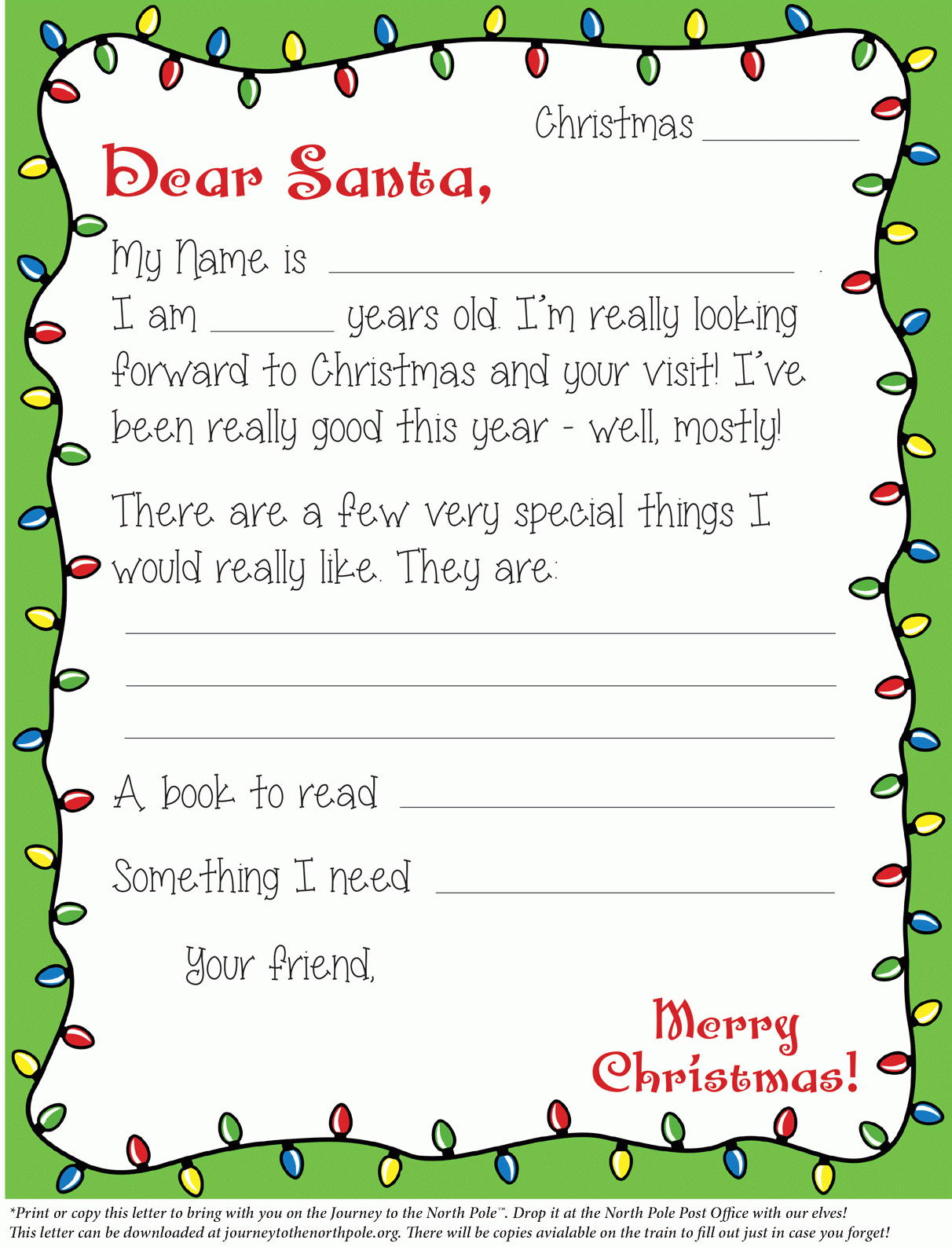 037 Template Ideas Letters From Santa To Archaicawful Free With Regard To Santa Letter Template Word
