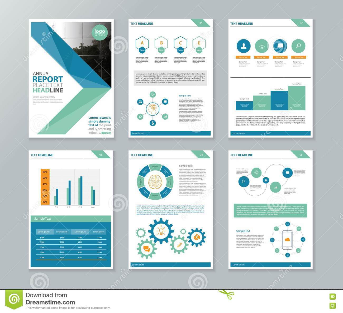 038 Annual Report Template Word Company Profile Brochure With Regard To Word Annual Report Template