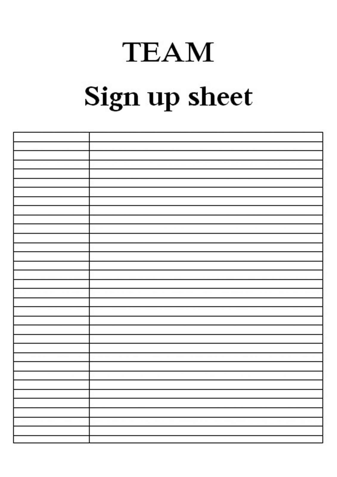 038 Signup Sheet Template Free Printable Snack Sign Up In Free Sign Up Sheet Template Word