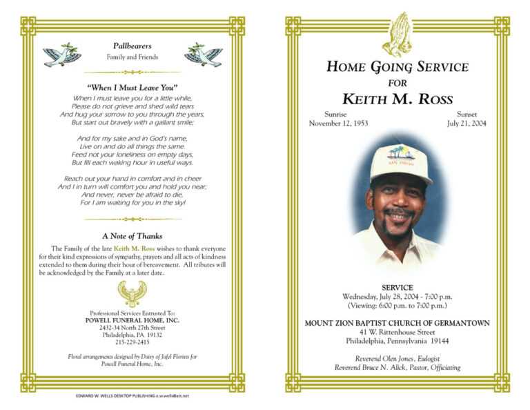 044 Template Ideas Free Obituary Program Download Orig With Free   044 Template Ideas Free Obituary Program Download Orig With Free Obituary Template For Microsoft Word 768x594 