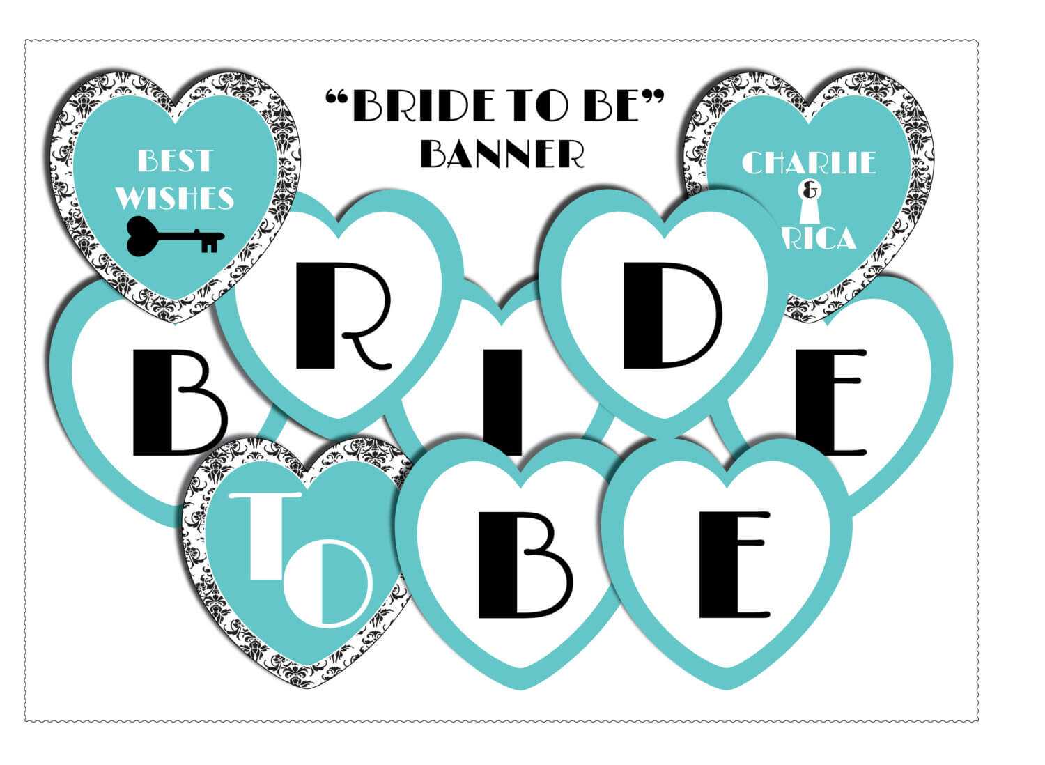 11 Best Photos Of Bride To Be Banner Template – Diy Bridal Regarding Bridal Shower Banner Template