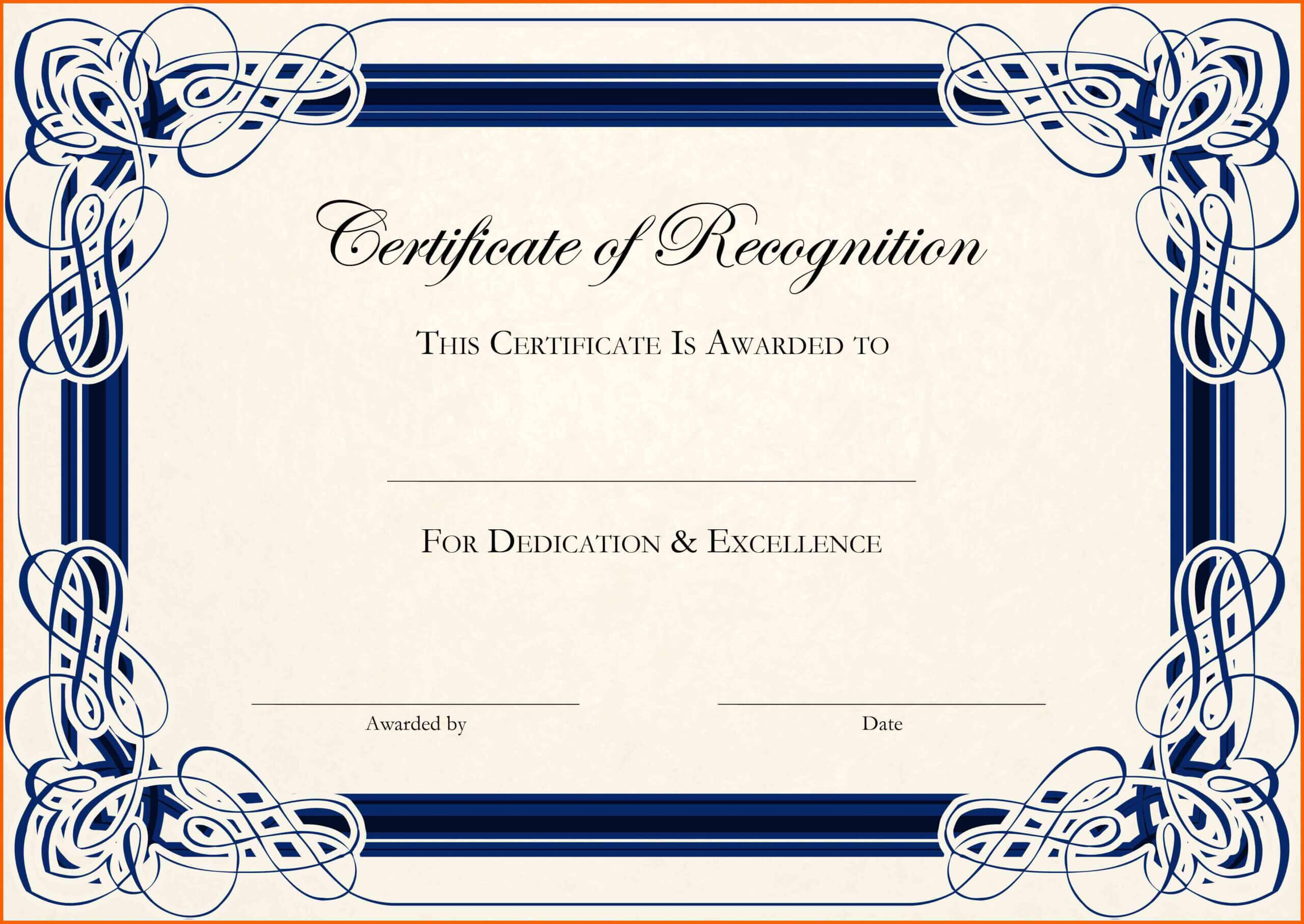 11+ Free Downloads Certificate Templates In Word | Ml Datos Throughout Blank Certificate Templates Free Download