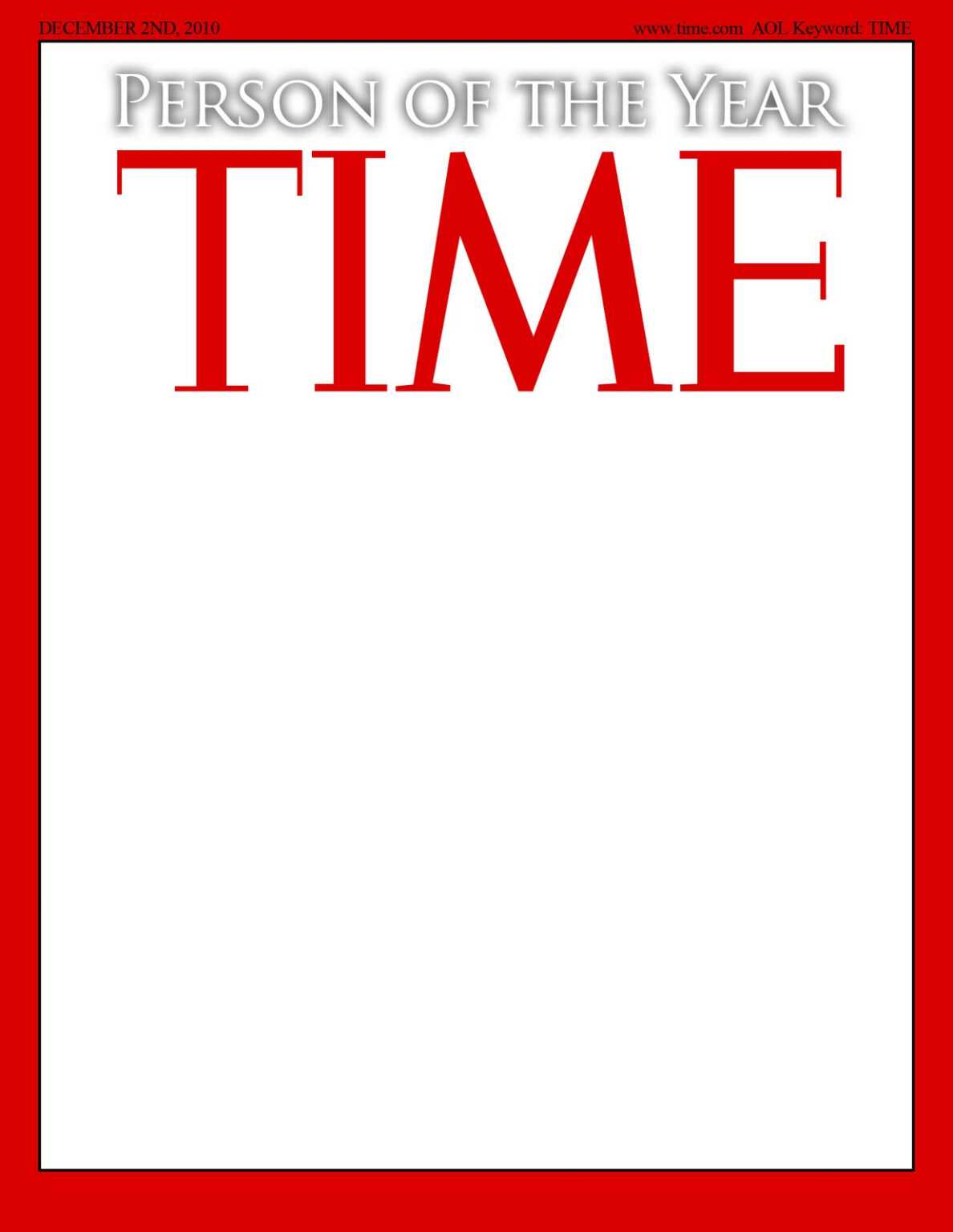 11 Time Magazine Cover Template Psd Images Time Magazine With Blank 