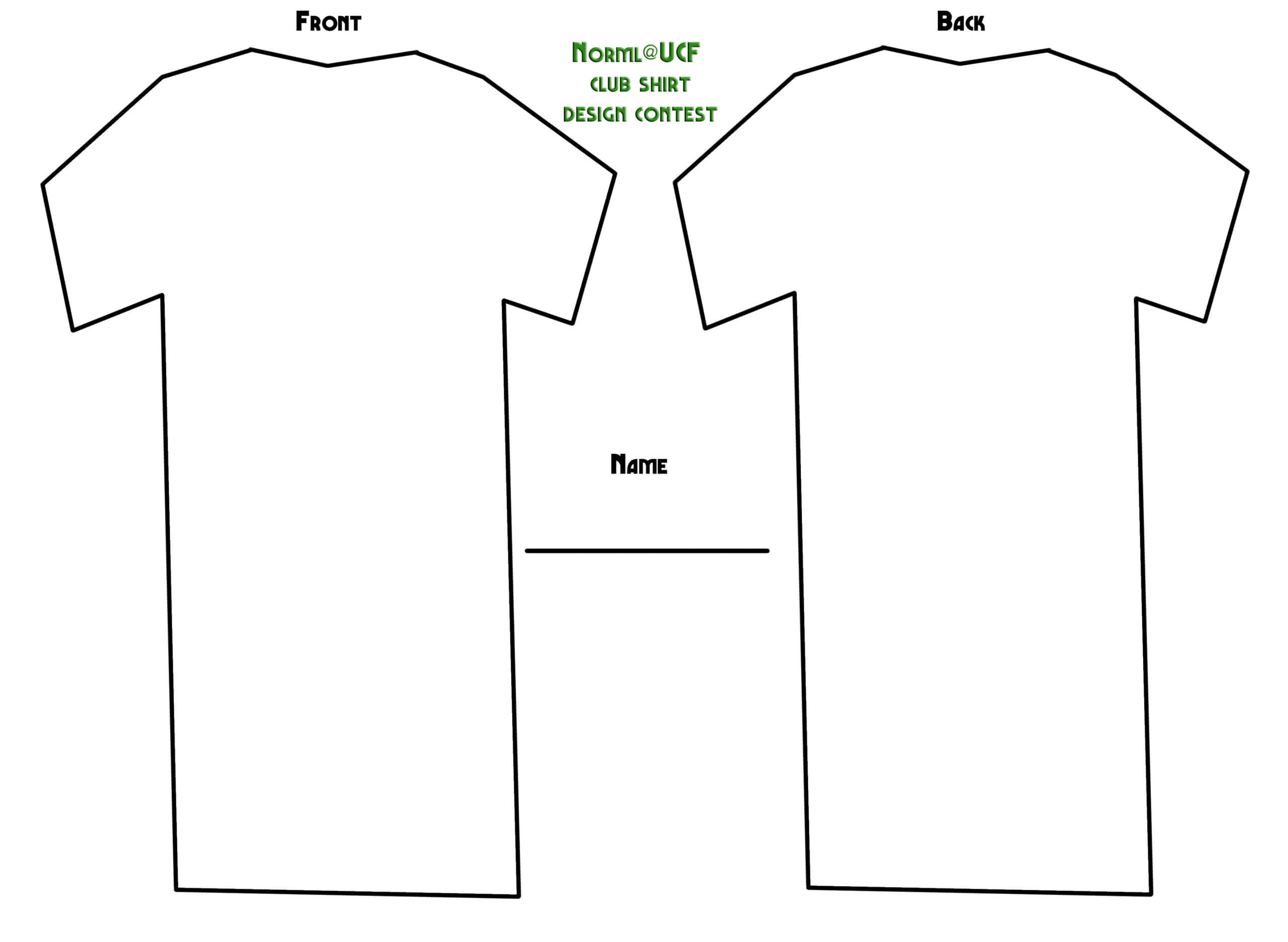 12 Printable T Shirt Template Images – Blank T Shirt Outline With Regard To Printable Blank Tshirt Template