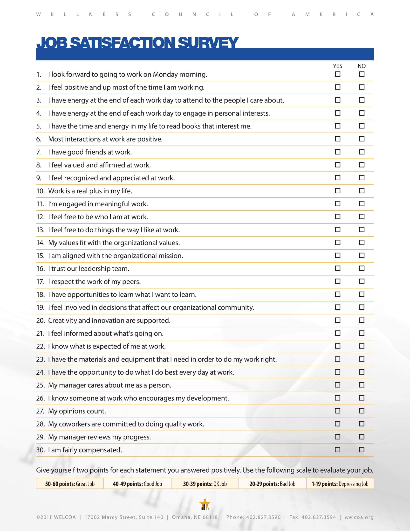 14+ Employee Satisfaction Survey Form Examples – Pdf, Doc Intended For Employee Satisfaction Survey Template Word