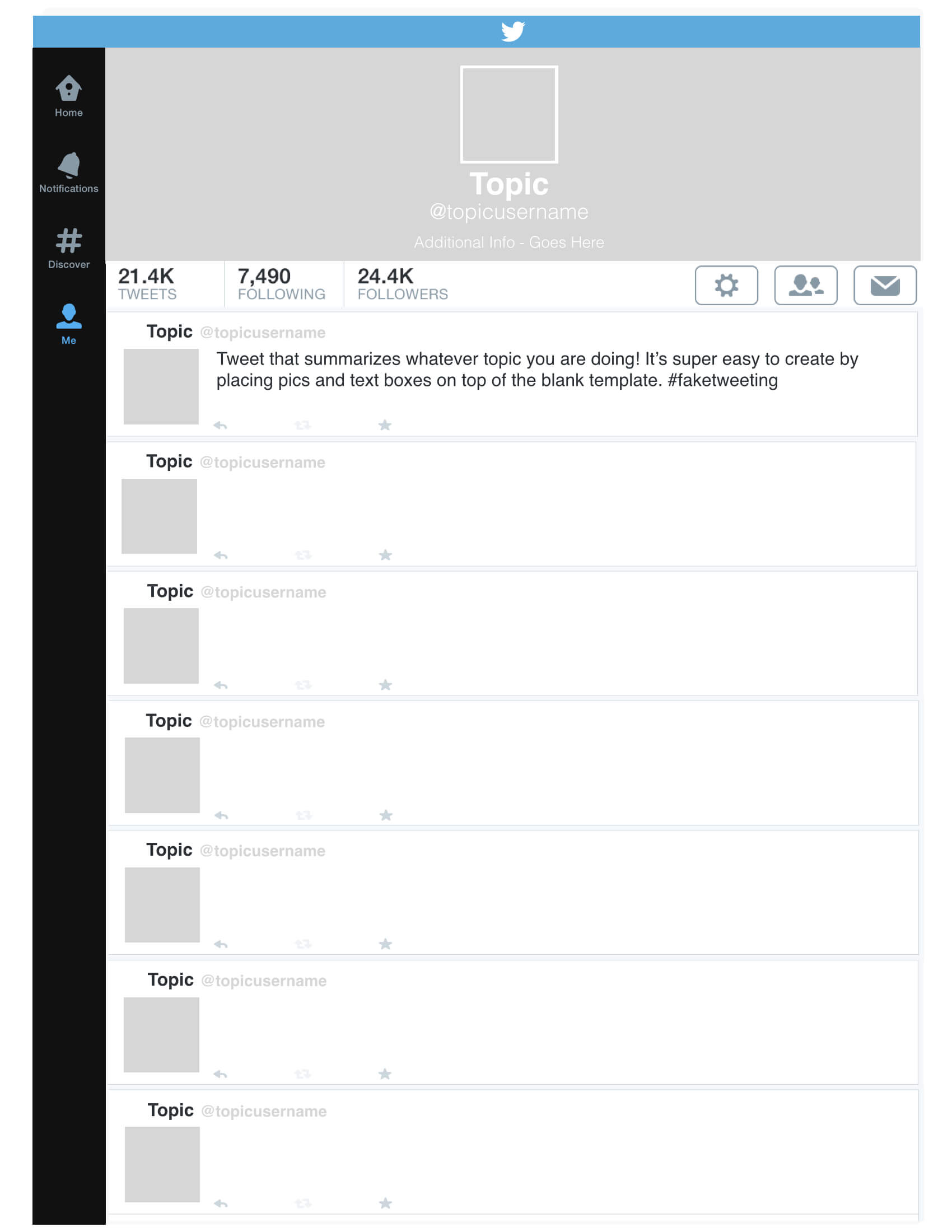 15 Best Photos Of Blank Twitter Template For Students 2015 For Blank