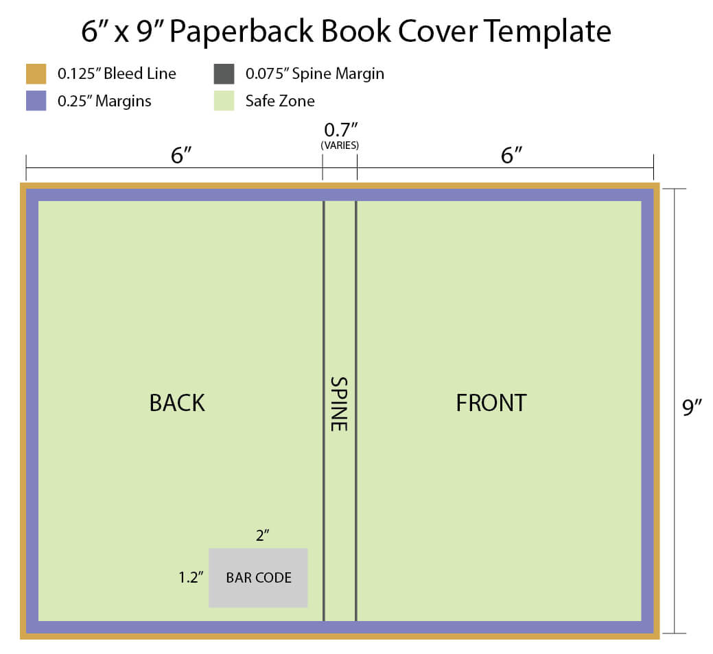 17 Paper Book Cover Template Images – Memory Book Cover Throughout 6X9 Book Template For Word