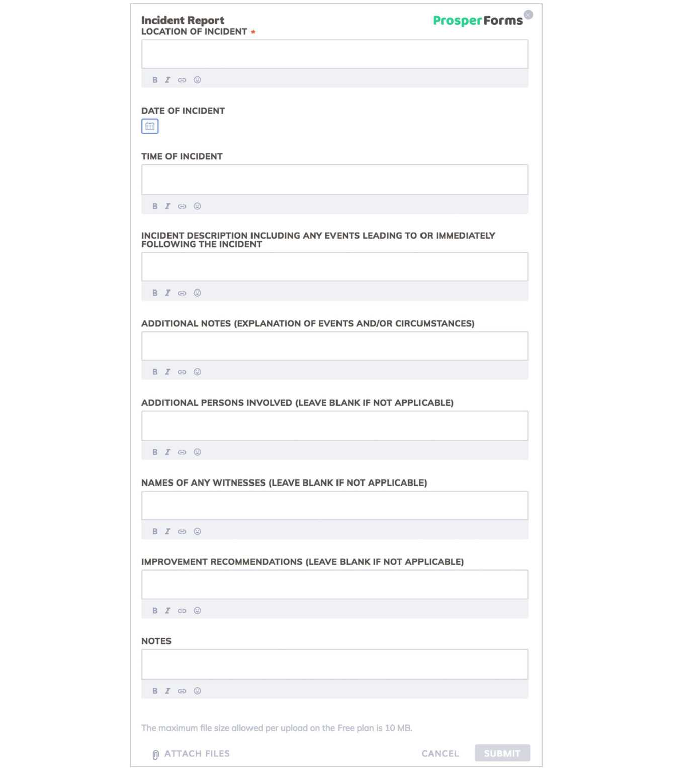 2-key-elements-of-a-near-miss-report-free-form-templates-inside-near