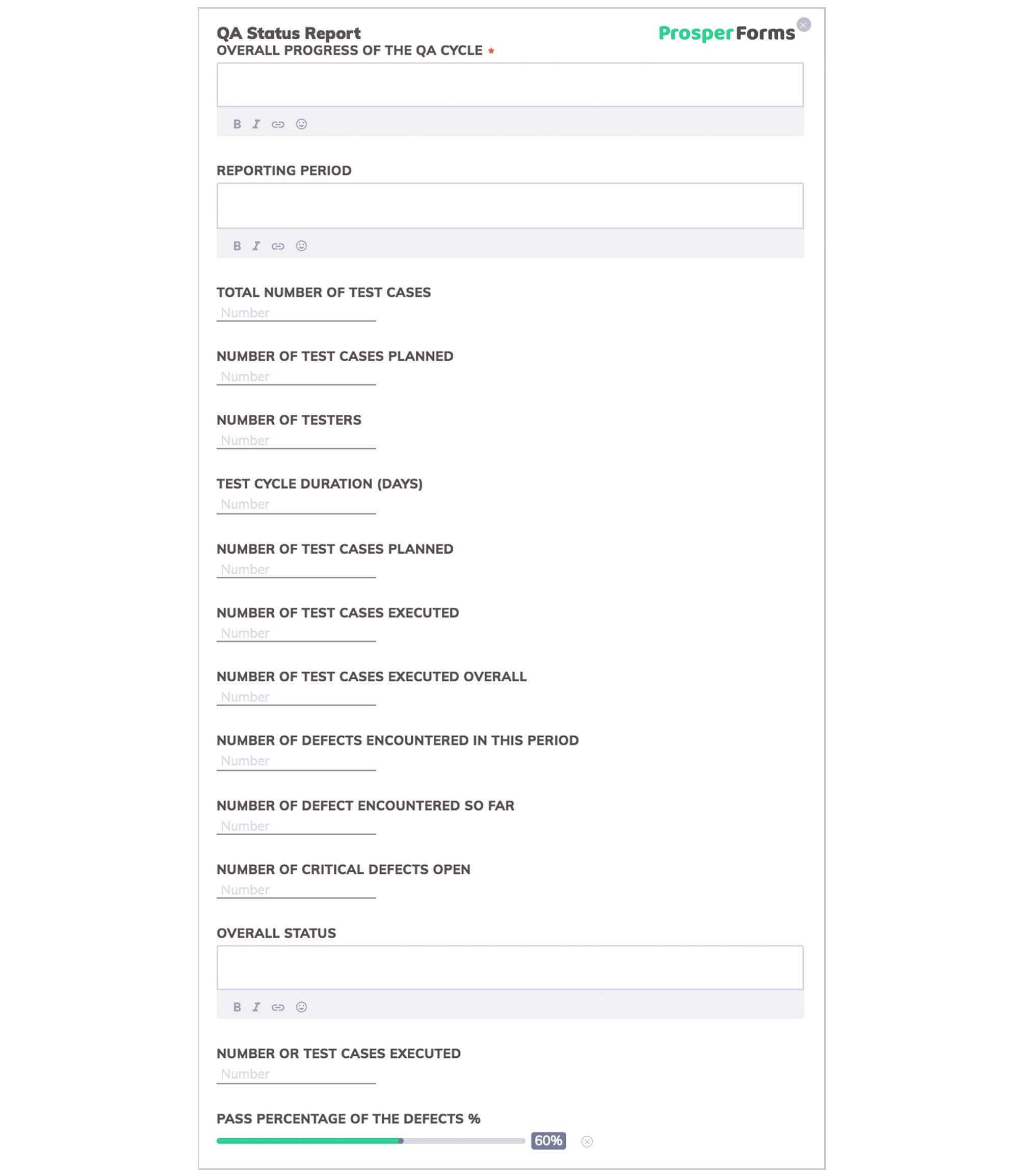 Testing Daily Status Report Template