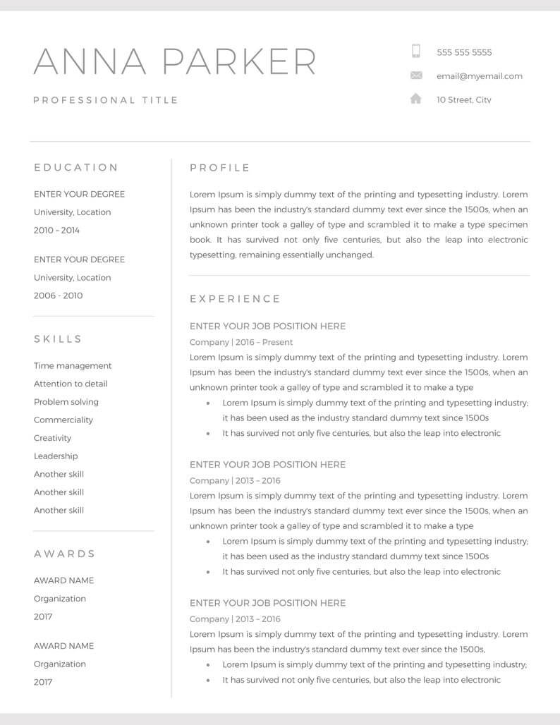 20+ Free And Premium Word Resume Templates [Download] Regarding How To Get A Resume Template On Word