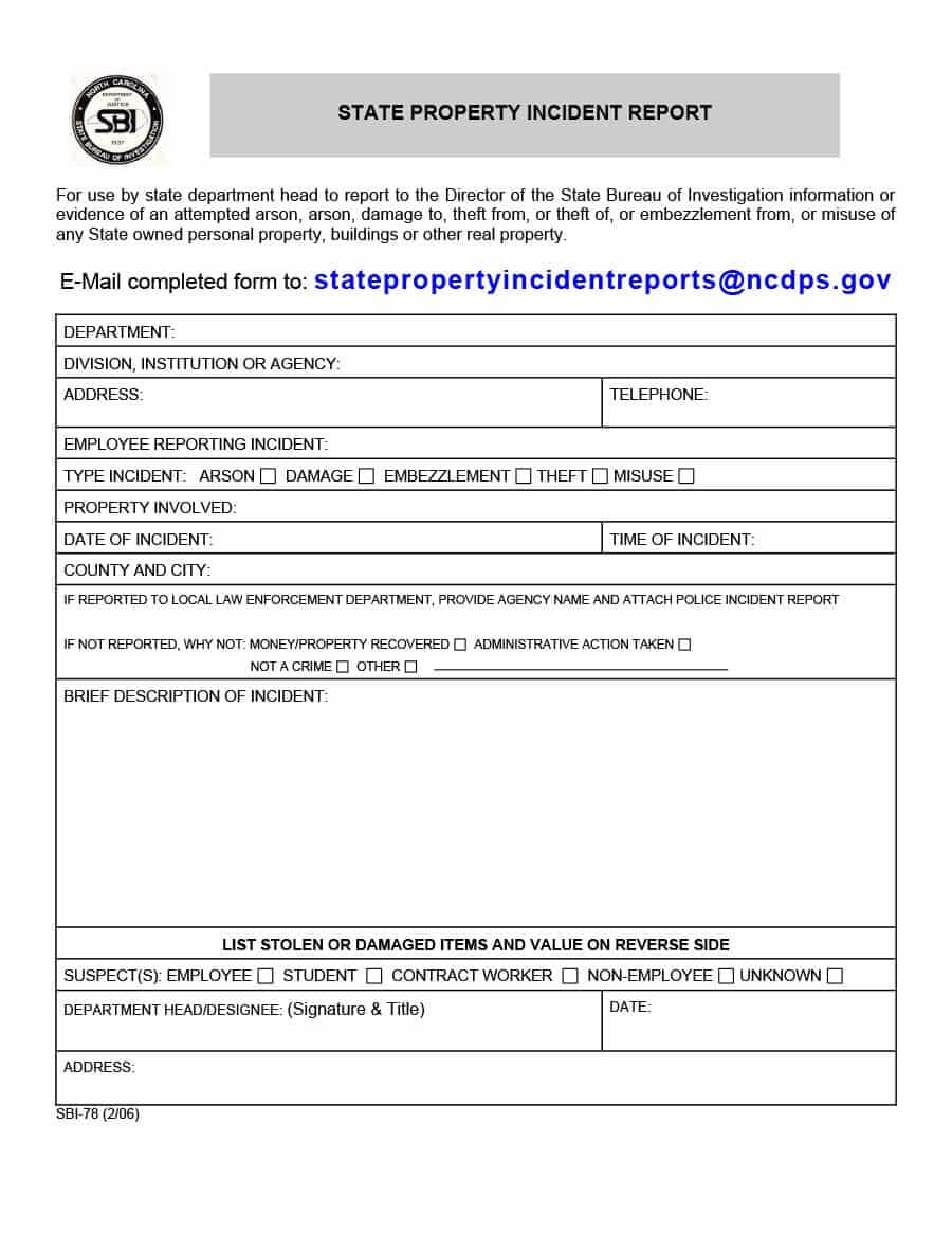 20+ Police Report Template & Examples [Fake / Real] ᐅ Inside Crime Scene Report Template