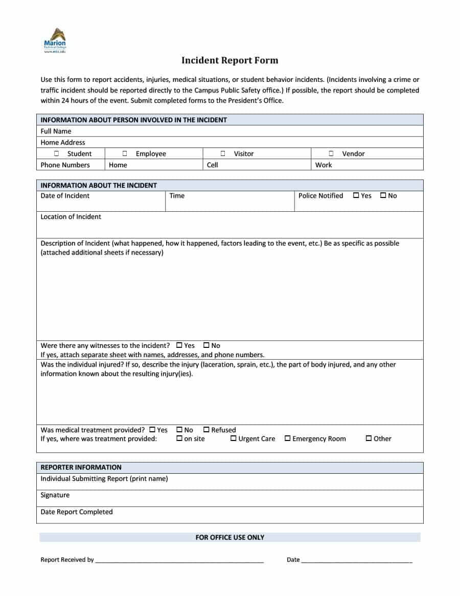 20+ Police Report Template & Examples [Fake / Real] ᐅ Throughout Police Report Template Pdf