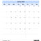 2019 Yearly Blank Calendar Yearly Blank Portrait Orientation Pertaining To Blank One Month Calendar Template