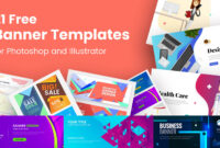 21 Free Banner Templates For Photoshop And Illustrator for Website Banner Templates Free Download