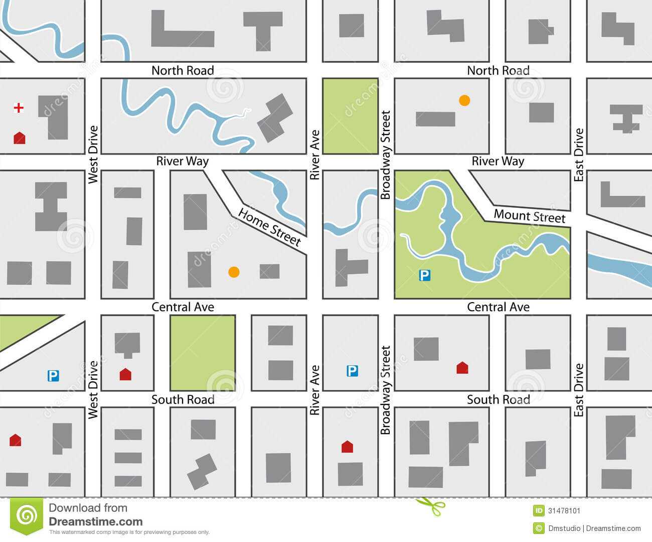 22 Images Of Game Town Map Template | Gieday In Blank City Map Template