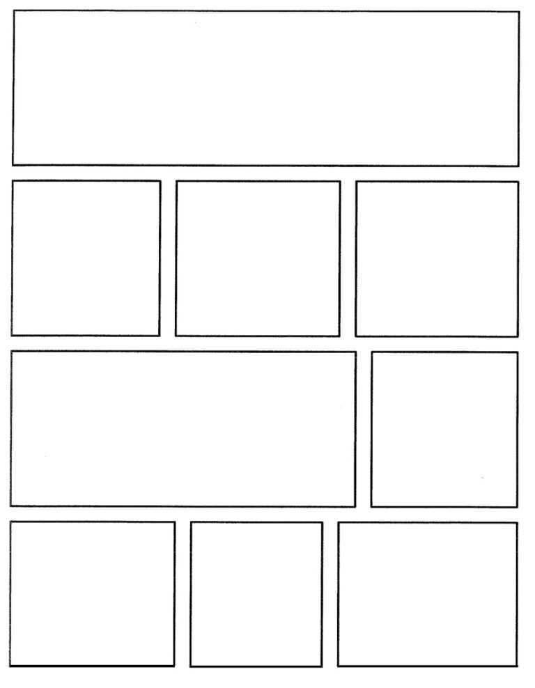 24 Images Of 8 Box Comic Strip Template With Blank Captions Pertaining