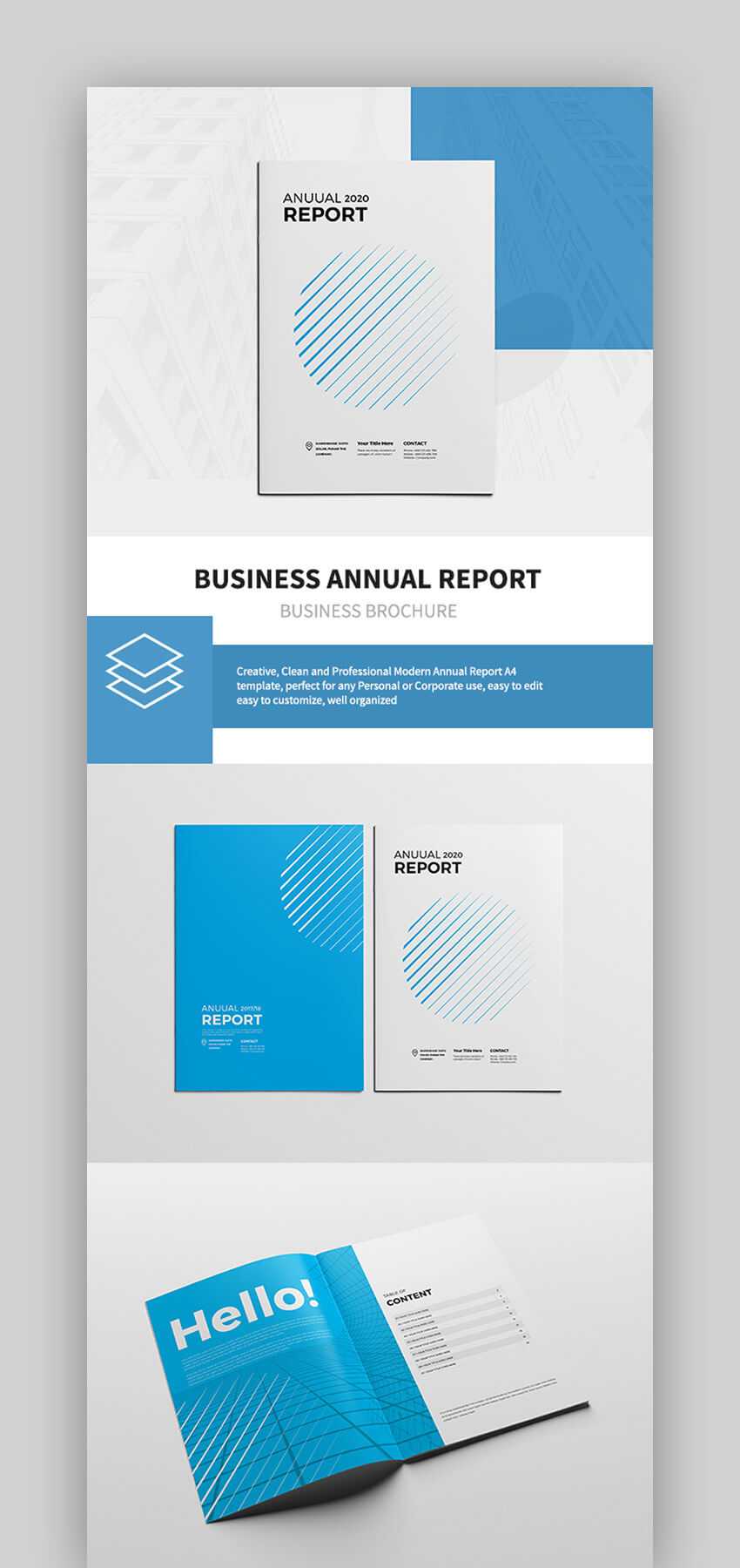 25+ Best Annual Report Templates – With Creative Indesign For Annual Report Template Word