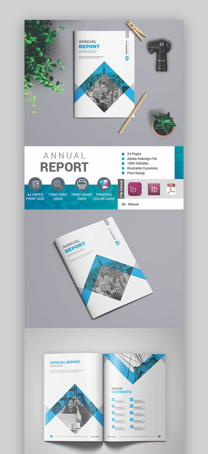 25+ Best Annual Report Templates - With Creative Indesign For Ind Annual Report Template