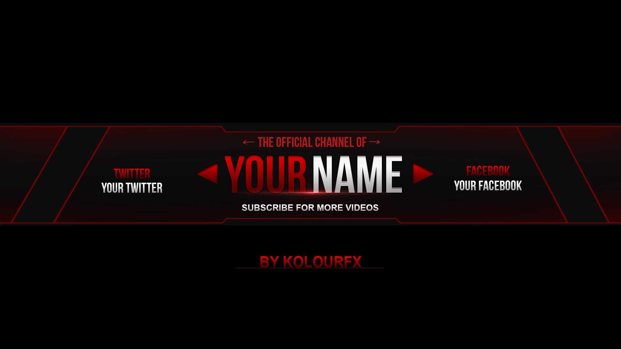 27 Images Of Free Youtube Banner Template No Text Metin2 Throughout Banner Template For Photoshop