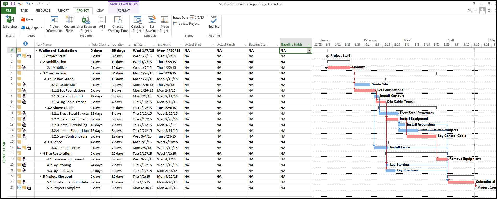 Baseline Report Template - Best Sample Template