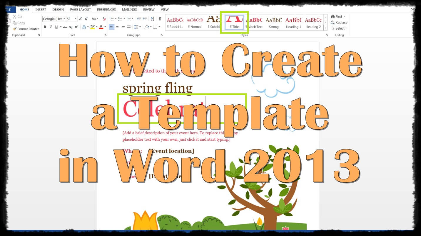 28 Images Of Creating A New Template In Word 2013 | Splinket With Creating Word Templates 2013