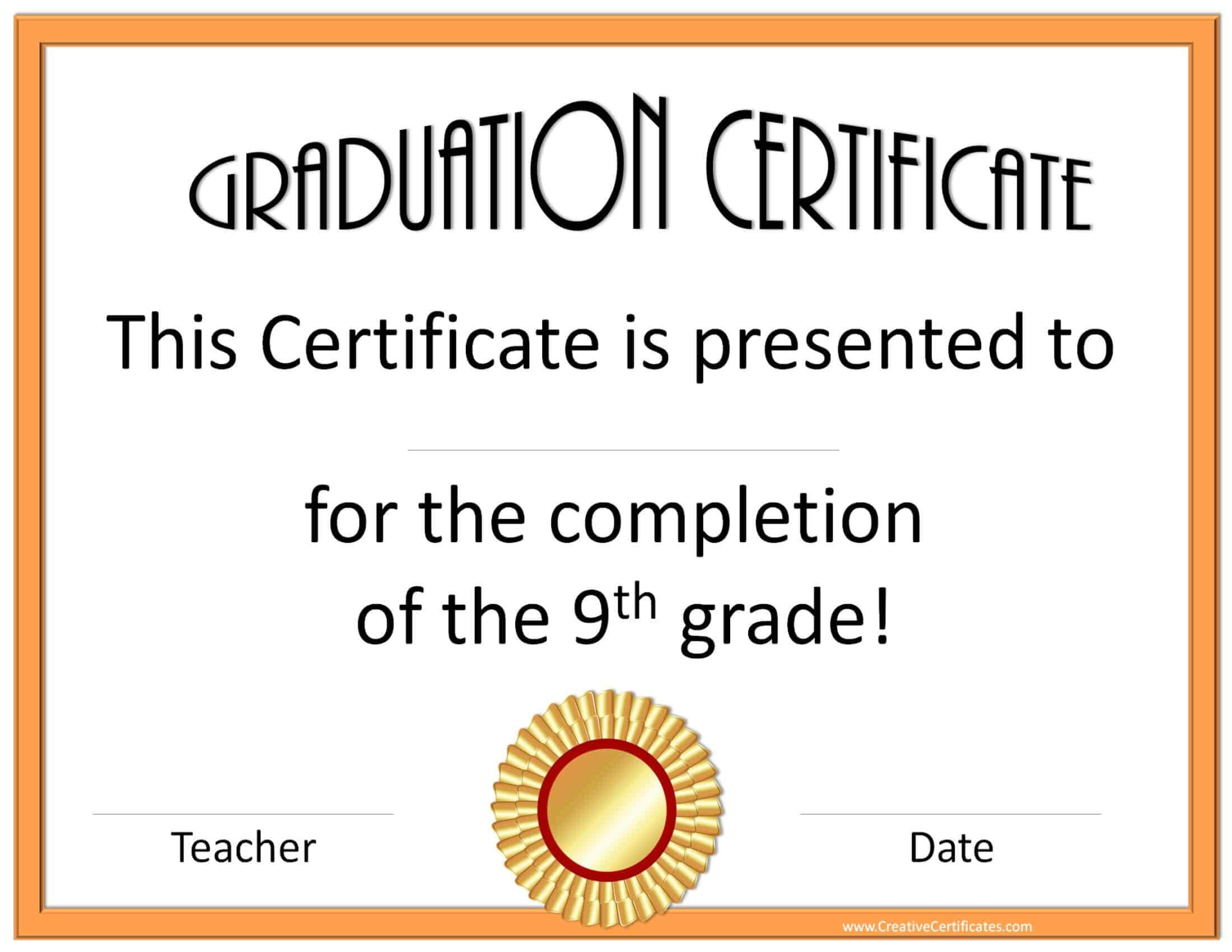 28+ [ Templates For Graduation Certificates ] | Gallery For For Graduation Certificate Template Word