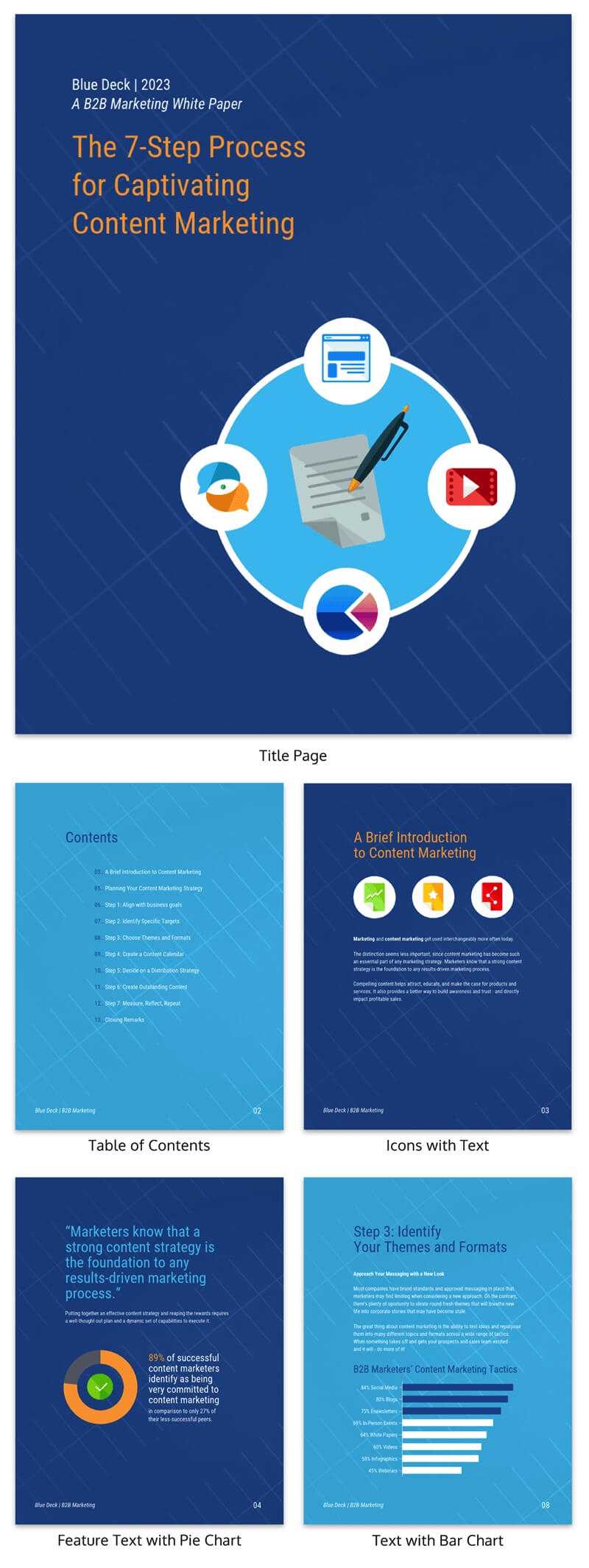 30+ Business Report Templates Every Business Needs - Venngage With Business Review Report Template