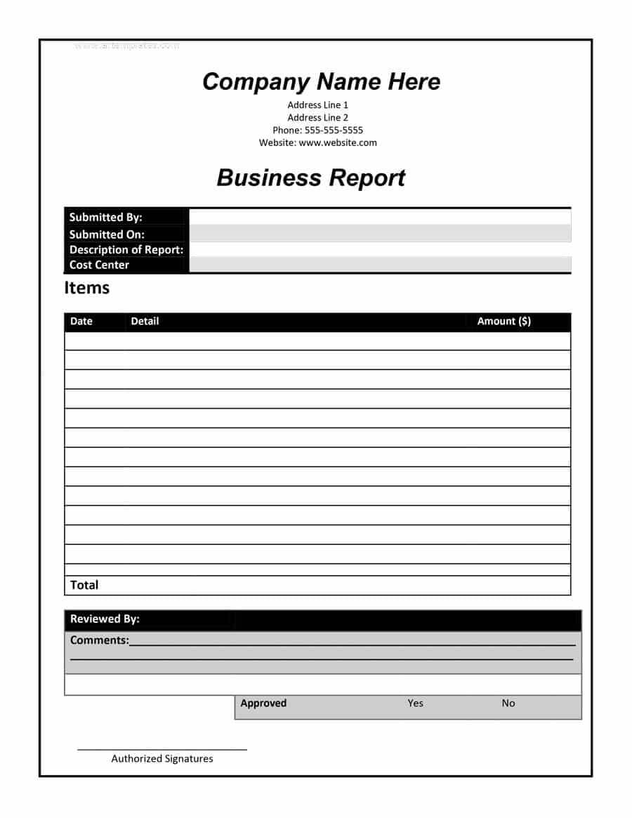 30+ Business Report Templates & Format Examples ᐅ Template Lab Inside Company Report Format Template