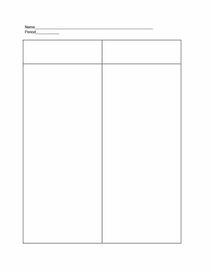 30 Printable T Chart Templates & Examples - Template Archive Inside T Chart Template For Word