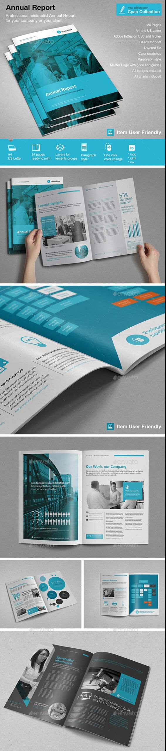 32+ Indesign Annual Report Templates For Corporate For Free Annual Report Template Indesign