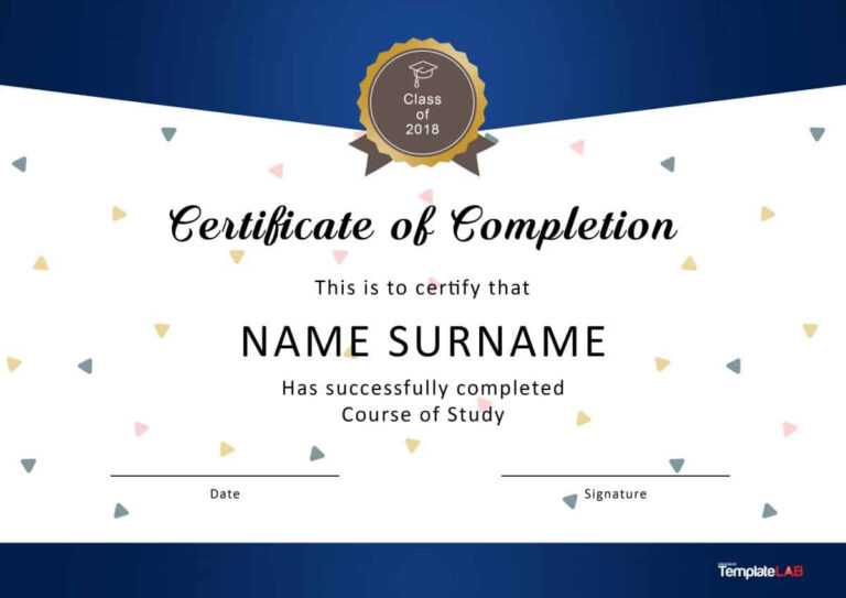 Blank Certificate Of Achievement Template - Best Sample Template