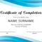 40 Fantastic Certificate Of Completion Templates [Word With Certificate Of Participation Template Word