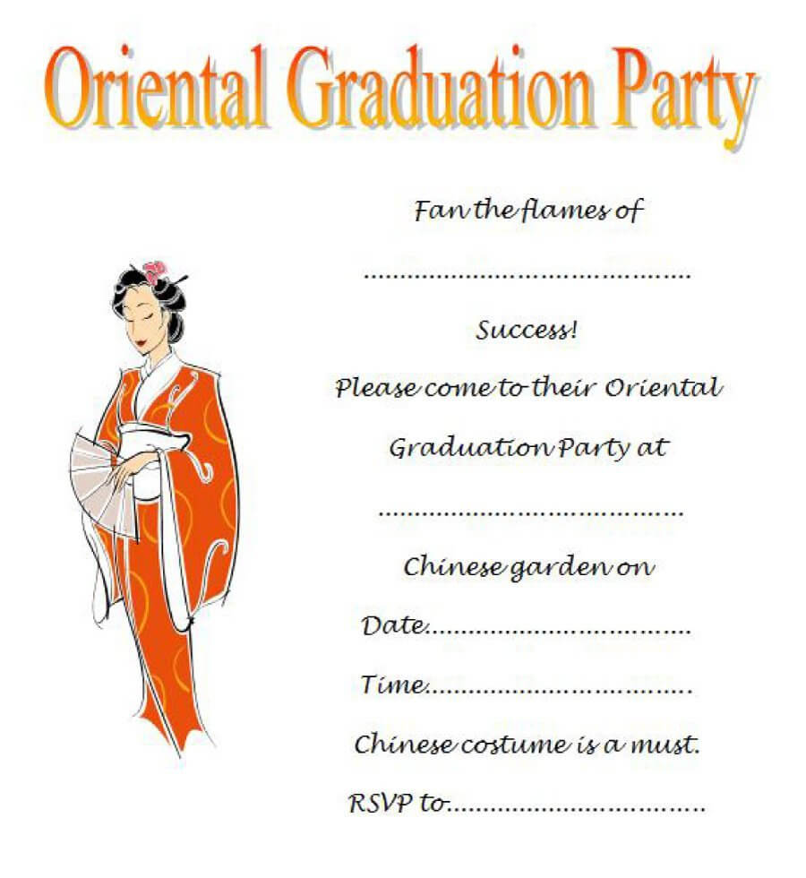 40+ Free Graduation Invitation Templates ᐅ Template Lab Pertaining To Graduation Party Invitation Templates Free Word