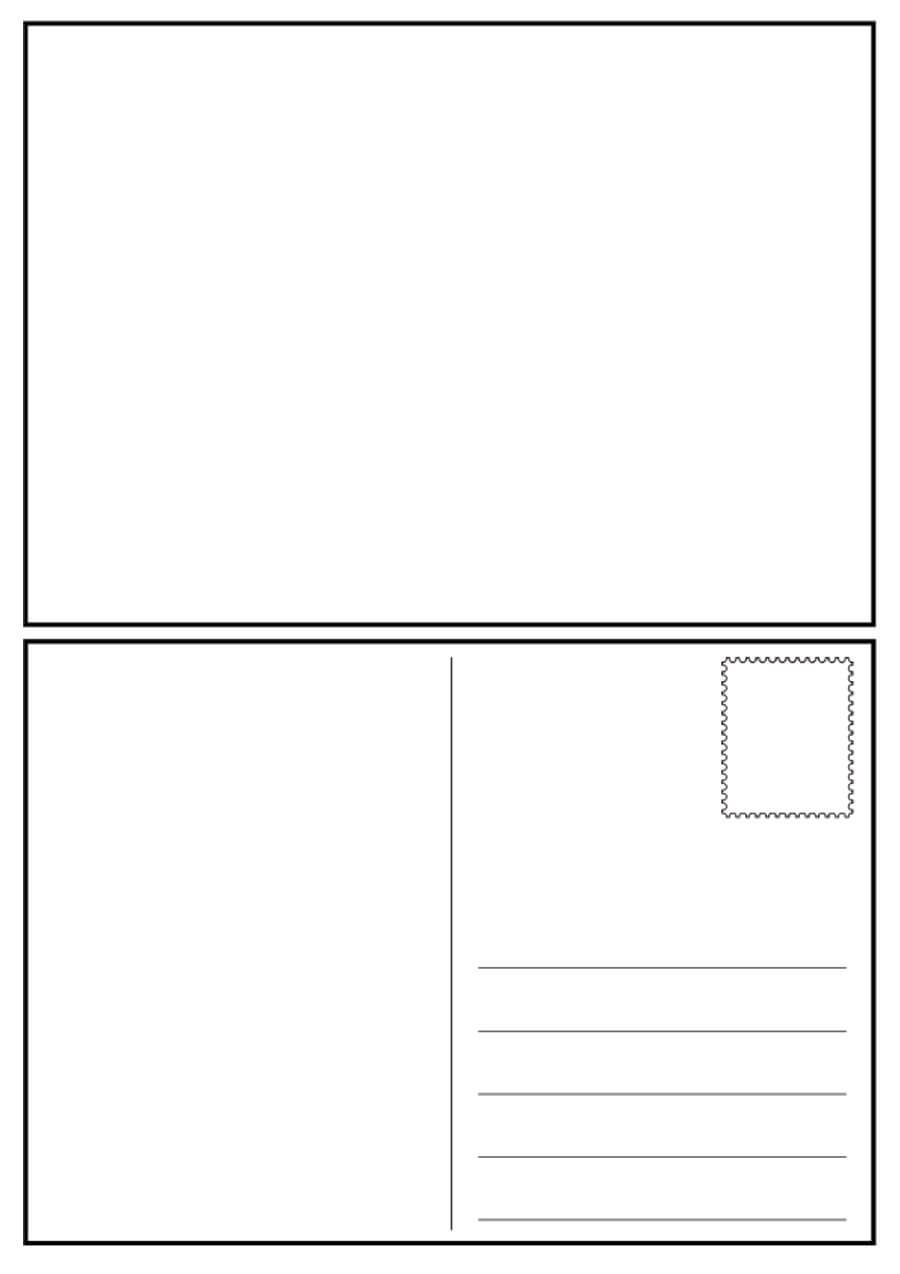 40 Great Postcard Templates Designs Word Pdf In Postcard Size 