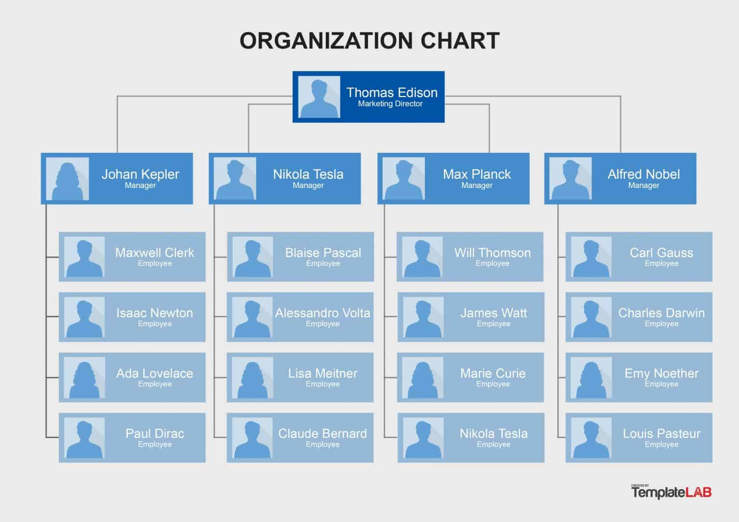 40 Organizational Chart Templates (Word, Excel, Powerpoint) Regarding Free Blank Organizational Chart Template